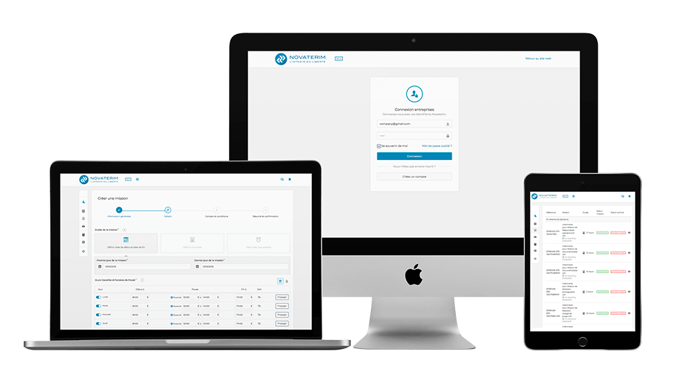 La console de gestion Novaterim